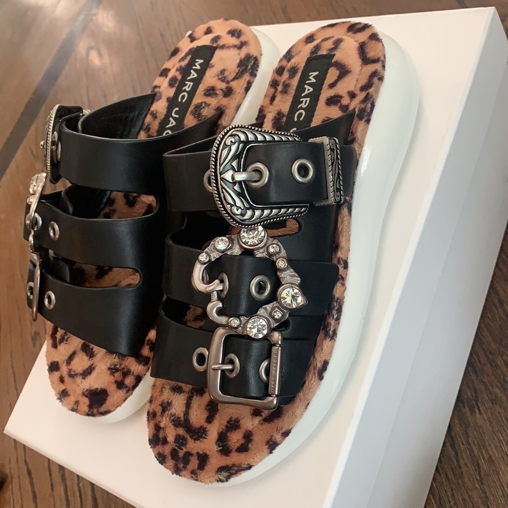 Marc Jacob’s Emerson Faux Fur Sport Sandal
